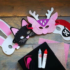 X-Karnevalsmasker duodjit