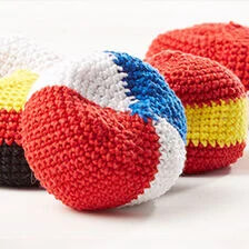 X-Heklede hackysacks