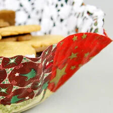 X-Sybeskrivning för en färgglad tallrik