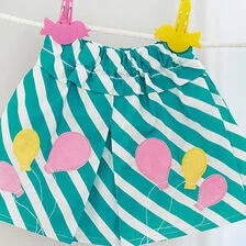 X-Nähanleitung för barnkjol