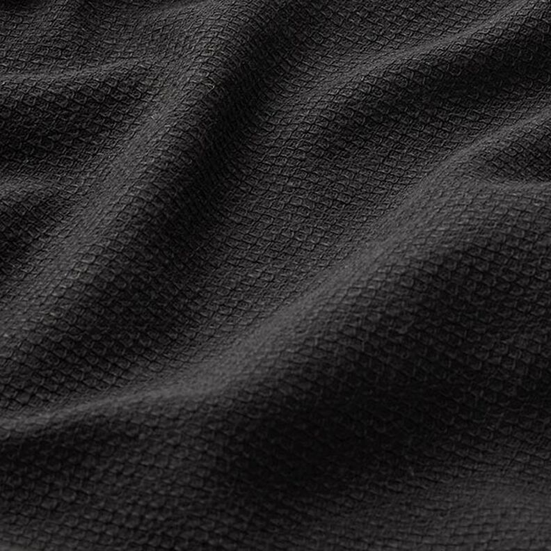 bomullspiqué enfärgat – svart,  image number 2