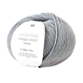 Essentials Mega Wool chunky | Rico Design – ljusgrått, 