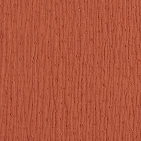 Muslin/Dubbel-krinkelväv dobby – terracotta, 