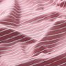 Bomullsjersey Klotter-ränder – gammalt rosa,  thumbnail number 2