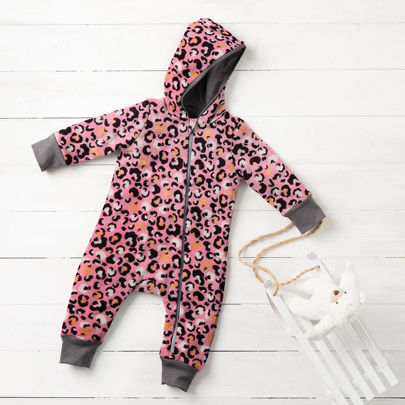 Mysfleece Leopardmönster – rosa, image number 5