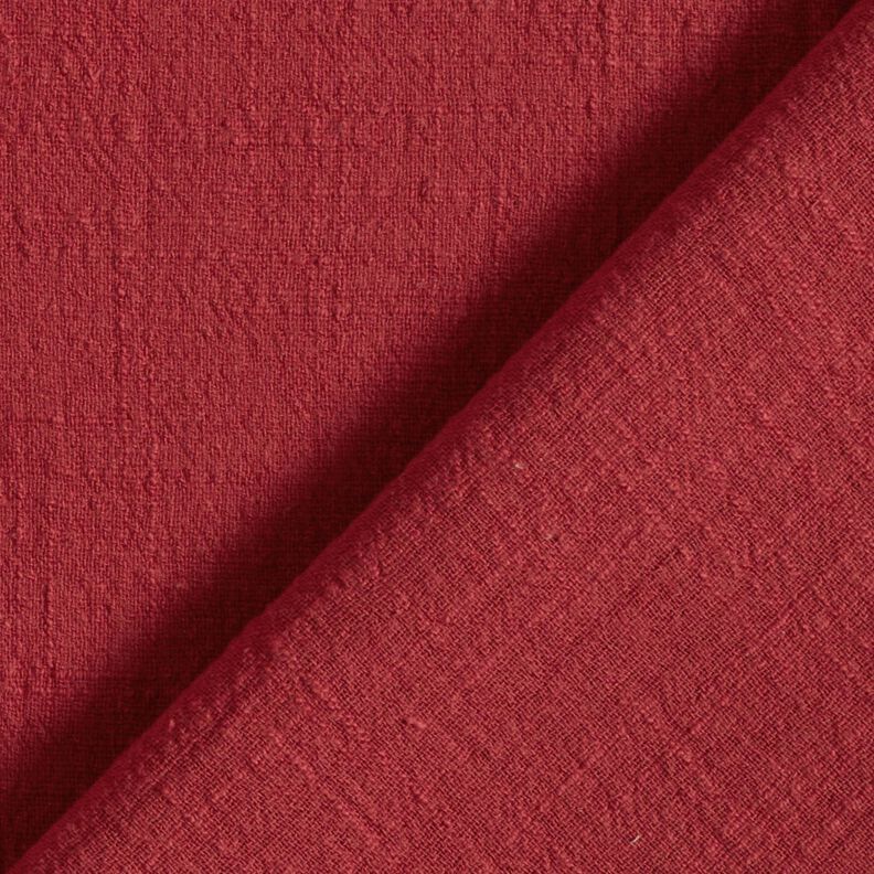 Bomullstyg med linnelook – terracotta, image number 3