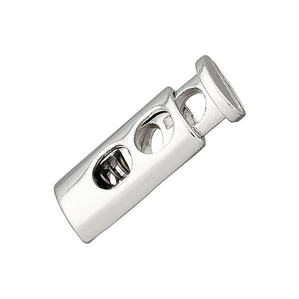 Snörstopp [ Ø 5 mm ] – silver metallic,  image number 1