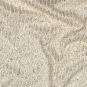 Ribbstickat lurex – yllevit/guldmetallic,  Ribbstickat lurex – yllevit/guldmetallic,