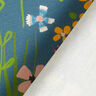 Outdoortyg Canvas Canvas fåglar och blommor – stålblått,  thumbnail number 4