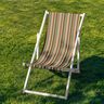 Outdoor Solstolstyg Vertikala ränder 44 cm – mörkgrön/brandgul,  thumbnail number 4