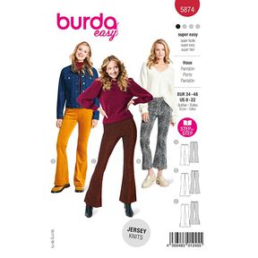 Byxor | Burda 5874 | 34-48, 