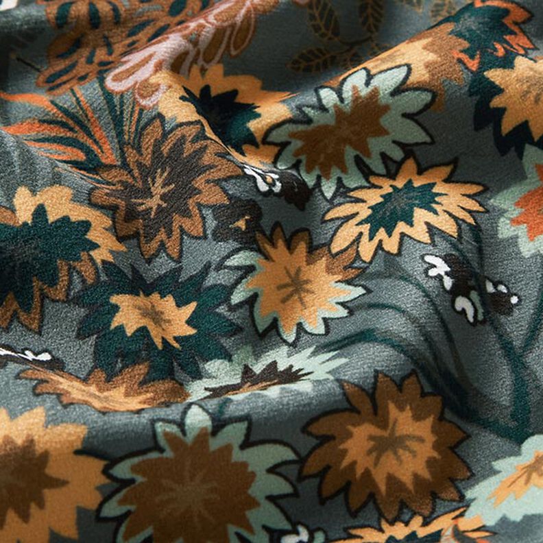 Dekorationssammet exotiska växter – mörk furu,  image number 3