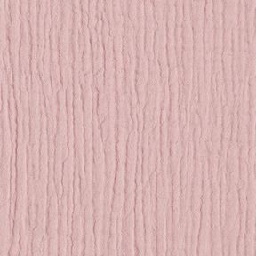 GOTS Bomullsmuslin i tre lager – ljus gammelrosa, 