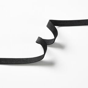 Mjukt gummiband [5 m | 10 mm] &ndash; svart, 