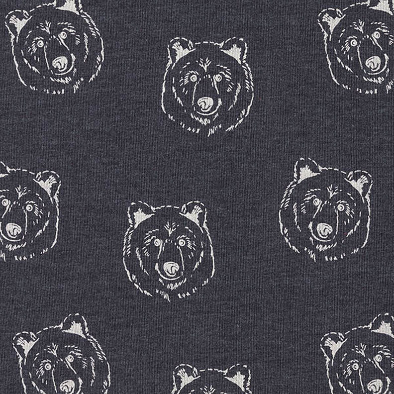 Sweatshirt Ruggad björn – nattblå/ljusgrått,  image number 1