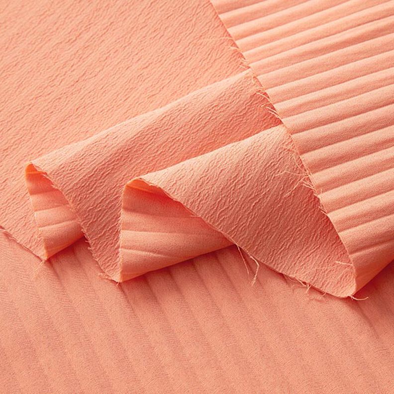 Stretchjacquard 3D-ränder | Fibre Mood – lax, image number 3