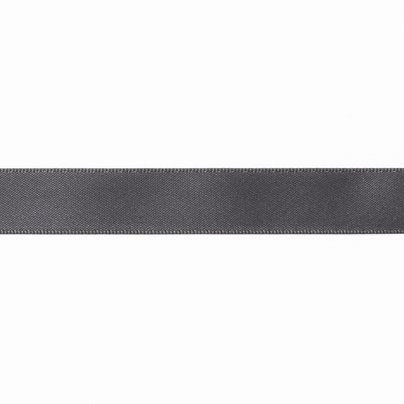 Satinband [15 mm] – mörkgrå,  image number 1