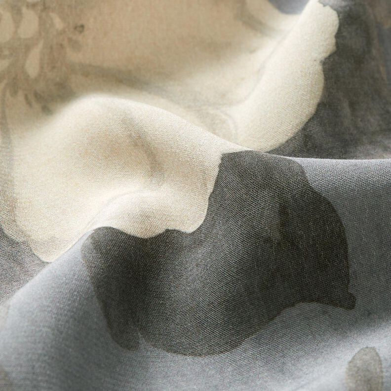 viskostyg akvarellblommor – grått,  image number 2