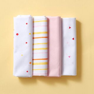 GOTS Tygpaket Poplin | Tula – brandgul, 