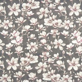 Outdoortyg Canvas magnolior – grått, 