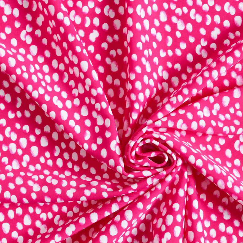 Baddräktstyg med små prickar – intensiv rosa/vit,  image number 3