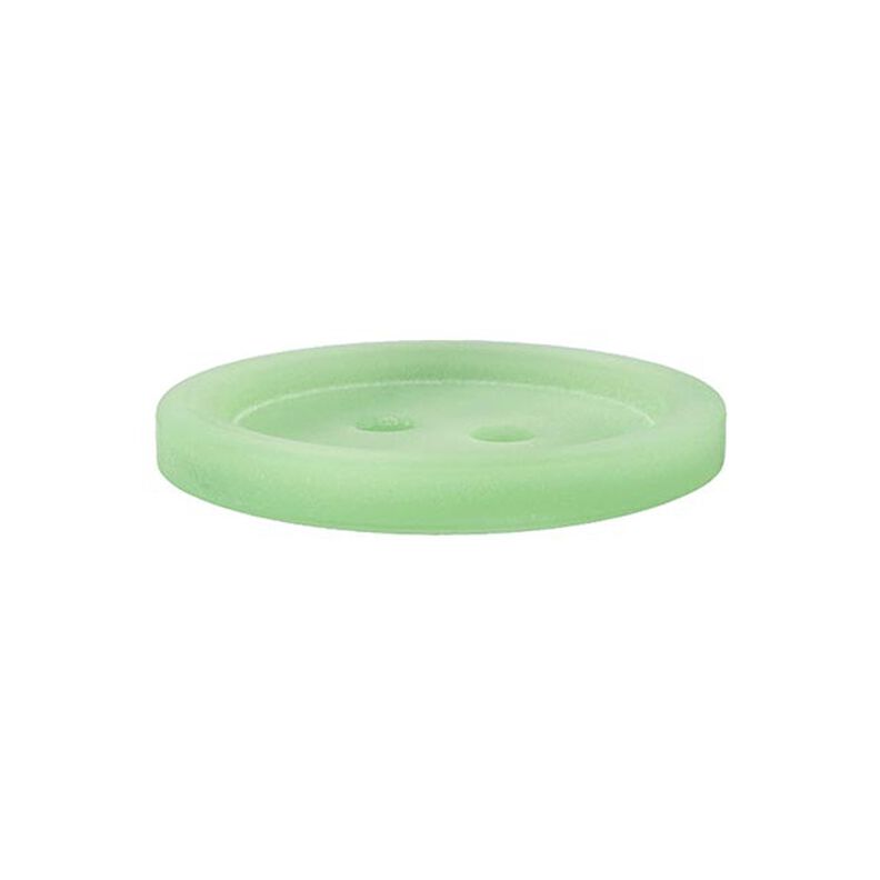 Plastknapp 2-håls Basic - ljusgrön,  image number 2