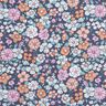 GOTS Bomullspoplin Blomsteräng | Poppy Fabrics – skiffergrått,  thumbnail number 1