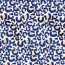 Bomullsjersey Leopard med guldfläckar | Glitzerpüppi – vit/indigo,  thumbnail number 1
