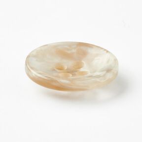 4-hålsknapp marmorerad [Ø 15 mm] – kräm/beige, 