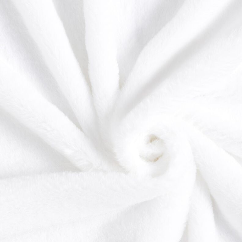 högkvalitativ enfärdad konstpäls – vit,  image number 1