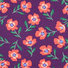 Sweatshirt Ruggad Blommor | by Poppy – rödlila/hummer,  thumbnail number 1