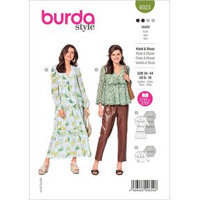 Klänning / Blus,Burda 6023 | 34 - 44, 