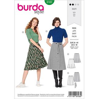 Kjol, Burda 6183 | 34-44, 
