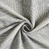 Dekorationstyg Jacquard bladkonturer – grått,  thumbnail number 3