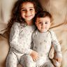Bomullsjersey Djur i skogen Digitaltryck | Poppy Fabrics – elfenbensvit/anemon,  thumbnail number 5