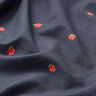 Bomullsjersey jordgubbar med jeanslook Digitaltryck – blågrått/eldröd,  thumbnail number 2