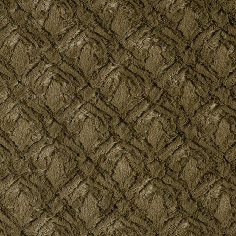 fuskpäls rombmönster – khaki, image number 1