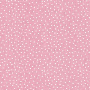 Bomullstyg Kretong Fina prickar – rosa, 