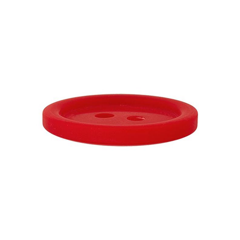 Plastknapp 2-håls Basic - röd,  image number 2