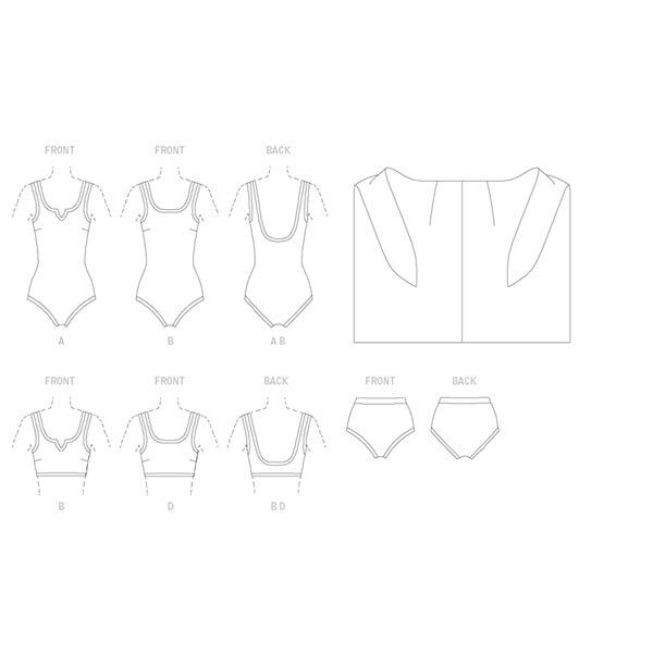 Bikini|Baddräkt, Butterick 4526|40 - 46,  image number 8