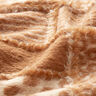 Stickat kapptyg med uttrycksfullt mönster – cashew/brun,  thumbnail number 2