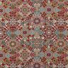 Dekorationstyg Gobeläng sammanflätade ornament – ljusbeige/kaminrött,  thumbnail number 1