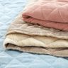 Quiltat tyg Manchester med undersida i päls med romber – gammalt rosa,  thumbnail number 6