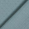 Muslin/Dubbel-krinkelväv dobby – stålblått,  thumbnail number 4