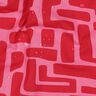 Behandlad bomull abstrakt – röd/pink,  thumbnail number 2