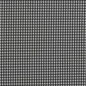 Stickad jacquard små pepitarutigt – svart/vit, 