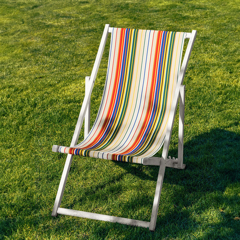 Outdoor Solstolstyg Vertikala ränder 44 cm – natur,  image number 5