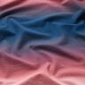 Bomullsjersey Ombre | Glitzerpüppi – nattblå/ljus bärfärg,  thumbnail number 2