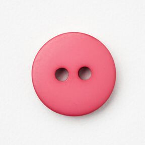 Rund knapp med 2 hål [Ø 11 mm] – pink, 