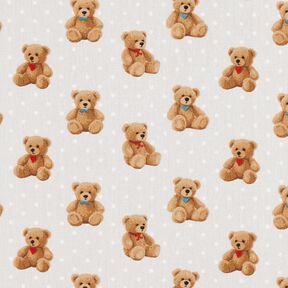 Bomullspoplin Teddy – beige, 